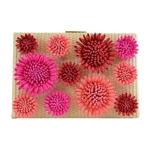 Kate Spade Floral Emanuelle Montigo Natural Clutch
